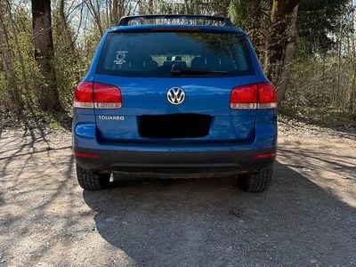 Usata VW Touareg 174 CV (127 kW) 2004 Blu SUV