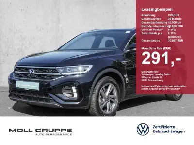 Gebraucht VW T-Roc R-line 150 PS (110 kW) 2024 Schwarz SUV