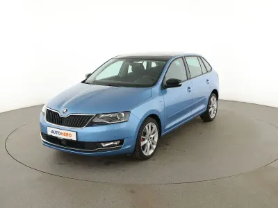 Gebraucht Skoda Rapid Clever 110 PS (80 kW) 2018 Blau Kleinwagen