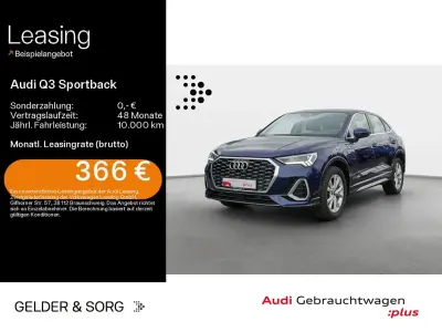 Gebraucht Audi Q3 Sportback S-Line 150 PS (110 kW) 2022 Navarrablau metallic SUV