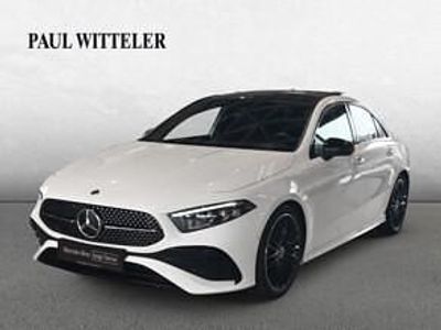 Unilack polarweiß Gebraucht 2024 Mercedes A180 AMG line Limousine | 35.870 € (Teuer)