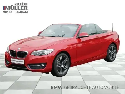 Gebraucht BMW 218 Sport Line 136 PS (100 kW) 2016 Melbournerot Cabrio
