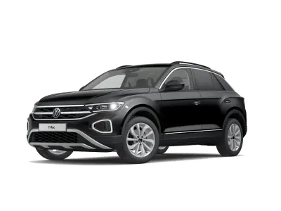 Gebraucht VW T-Roc Style 110 PS (80 kW) 2023 Deep black perleffekt (schwarz) SUV
