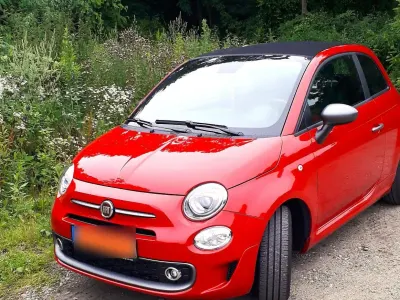 Używany Fiat 500C Sport 69 KM (50 kW) 2019 Czerwony Kabriolet