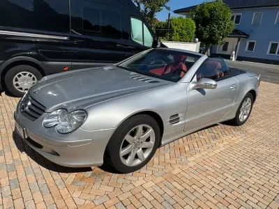 Gebraucht Mercedes SL350 245 PS (180 kW) 2002 Brillantsilber  metalliclack Cabrio