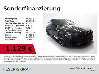 Second-hand Audi RS6 Ambiente 600 CP (441 kW) 2023 Negru Break