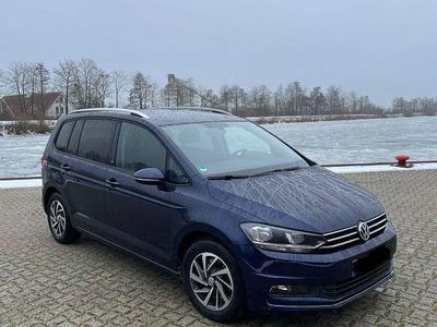 Gebraucht VW Touran Sound 150 PS (110 kW) 2017 Blau Van / Kleinbus