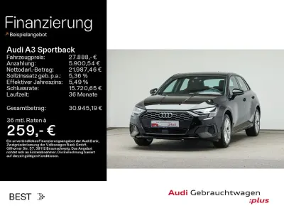 Gebraucht Audi A3 S-Line 150 PS (110 kW) 2023 Mythosschwarz metallic Limousine
