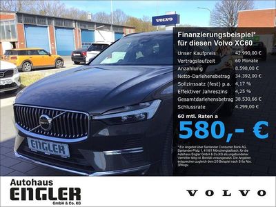 Grau Gebraucht 2022 Volvo XC60 Inscription SUV | 42.990 € (Etwas zu teuer)