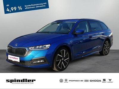 Gebraucht Skoda Octavia Clever 150 PS (110 kW) 2022 Raceblau metallic Kombi
