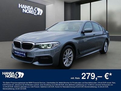 Blau / bluestone (metallic) Gebraucht 2019 BMW 520 M Sport Limousine | 28.350 € (Teuer)