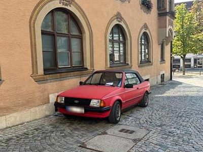 Gebraucht Ford Escort Cabriolet 79 PS (58 kW) 1985 Rot Cabrio