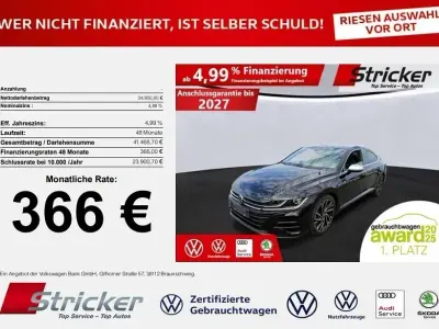 Gebraucht VW Arteon R 320 PS (235 kW) 2022 Schwarz Limousine