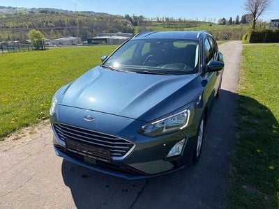 Brugt Ford Focus Cool & Connect 120 HK (88 kW) 2021 Blå Stationcar