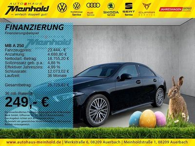 Gebraucht Mercedes A250 AMG line 224 PS (164 kW) 2020 Kosmosschwarzmetallic Limousine