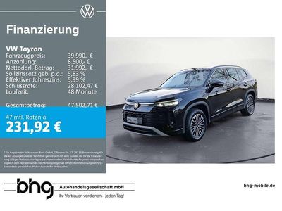 Gebraucht VW Tayron Life 193 PS (141 kW) 2025 Schwarz SUV