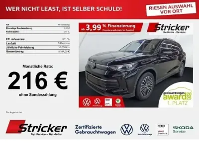 Gebraucht VW Tiguan Goal 150 PS (110 kW) 2025 Grenadillschwarz metallic (metallic) SUV
