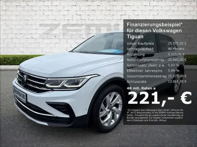 Gebraucht VW Tiguan Elegance 150 PS (110 kW) 2023 Weiß SUV