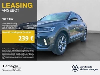 Gebraucht VW T-Roc R-line 150 PS (110 kW) 2025 Grau SUV