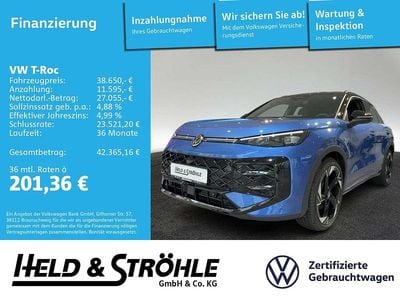 Gebraucht VW T-Roc R-line 150 PS (110 kW) 2025 Celestial blue metallic SUV