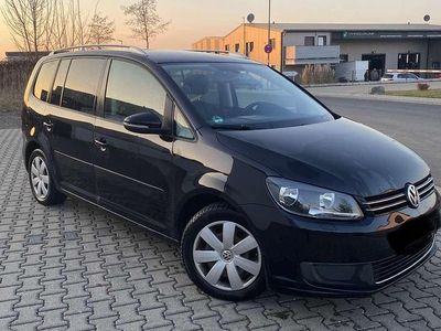 Gebraucht VW Touran Comfortline 105 PS (77 kW) 2012 Schwarz Van / Kleinbus