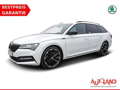 Gebraucht Skoda Superb SportLine 190 PS (139 kW) 2020 Moon weiss perleffekt Kombi
