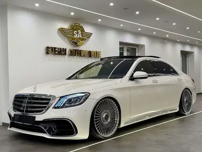Gebraucht Mercedes S500L AMG 455 PS (334 kW) 2014 Diamantweiß bright designola Limousine