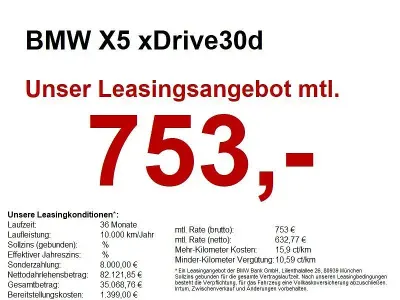 Neu BMW X5 M Sport 286 PS (210 kW) 2026 Weiß SUV