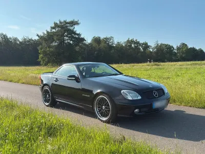 Gebraucht Mercedes SLK200 163 PS (119 kW) 2001 Schwarz Cabrio