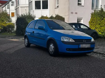 Gebraucht Opel Corsa 60 PS (44 kW) 2002 Blau Kleinwagen