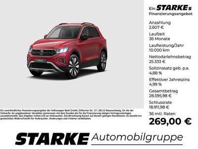 Gebraucht VW T-Roc Goal 150 PS (110 kW) 2025 Kings red metallic SUV
