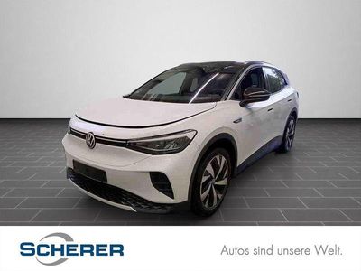 Gletscherweiß metallic schwarz (metallic) Gebraucht 2020 VW ID.4 Pro Performance SUV | 23.900 € (Guter Preis)