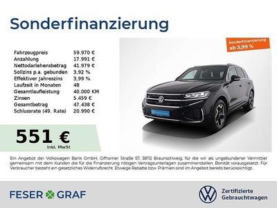 Grenadillschwarz metallic Gebraucht 2025 VW Touareg R-line SUV | 59.970 € (Superpreis)