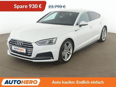 Gebraucht Audi A5 Sportback Sport 190 PS (139 kW) 2017 Weiß Kleinwagen