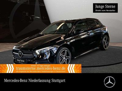 Schwarz Gebraucht 2022 Mercedes A250 AMG Limousine | 28.890 € (Fairer Preis)