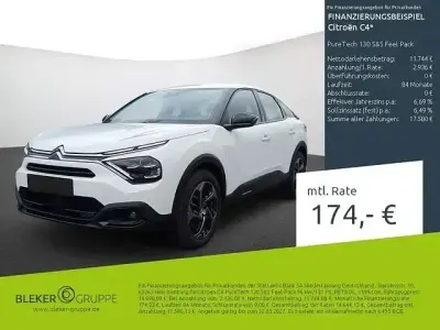 Gebraucht Citroën C4 Feel 131 PS (96 kW) 2023 Weiß Limousine