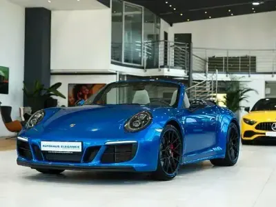 Gebraucht Porsche 911 Carrera 4 GTS Chrono 450 PS (330 kW) 2017 Saphirblaumetallic Cabrio