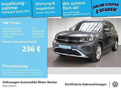 Gebraucht VW T-Cross Goal 116 PS (85 kW) 2025 Rauchgrau metallic SUV