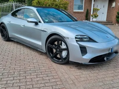 Occasion Porsche Taycan Turbo Sport 500 kW (680 PK) 2020 Zilver Sedan