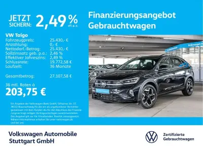 Brugt VW Taigo R-line 150 HK (110 kW) 2025 Sort SUV