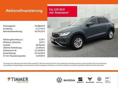 Gebraucht VW T-Roc Life 150 PS (110 kW) 2023 Blau SUV