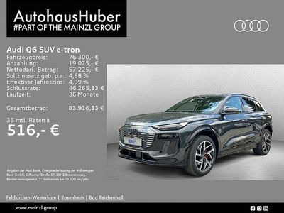 Gebraucht Audi Q6 e-tron Ambiente 285 kW (388 PS) 2025 Manhattangrau metallic SUV