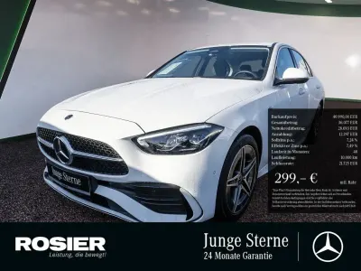 Brugt Mercedes C300e Advanced Plus 204 HK (150 kW) 2025 Hvid Sedan