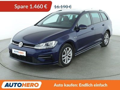 Gebraucht VW Golf VII Comfortline 125 PS (91 kW) 2017 Blau Kombi
