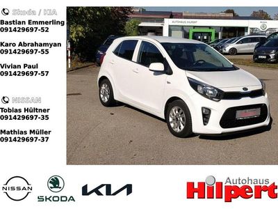 Gebraucht Kia Picanto DREAM-TEAM Edition 84 PS (61 kW) 2020 (ud) schneeweiss (metallic) Kleinwagen