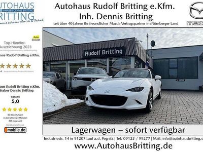 Neu Mazda MX5 Exclusive-Line 132 PS (97 kW) 2025 Weiß Cabrio