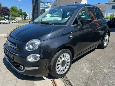 Brugt Fiat 500 Lounge 86 HK (63 kW) 2017 Sort