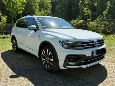Gebraucht VW Tiguan Allspace R-line 200 PS (147 kW) 2021 Weiß SUV