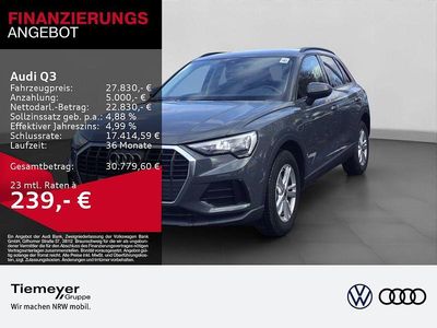 Nanograu metallic Gebraucht 2022 Audi Q3 Business SUV | 25.940 € (Superpreis)