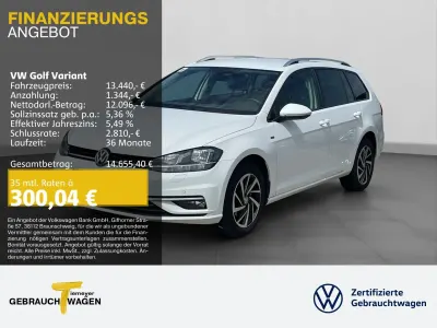 Gebraucht VW Golf VII Join 110 PS (80 kW) 2018 Weiß Kombi